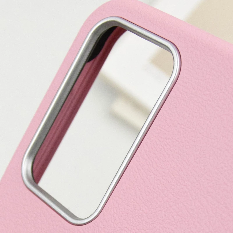Кожаный чехол Leather Case Metal Buttons для Samsung Galaxy S23 FE, Light Pink 4, Искусственная кожа, купить оптом с доставкой