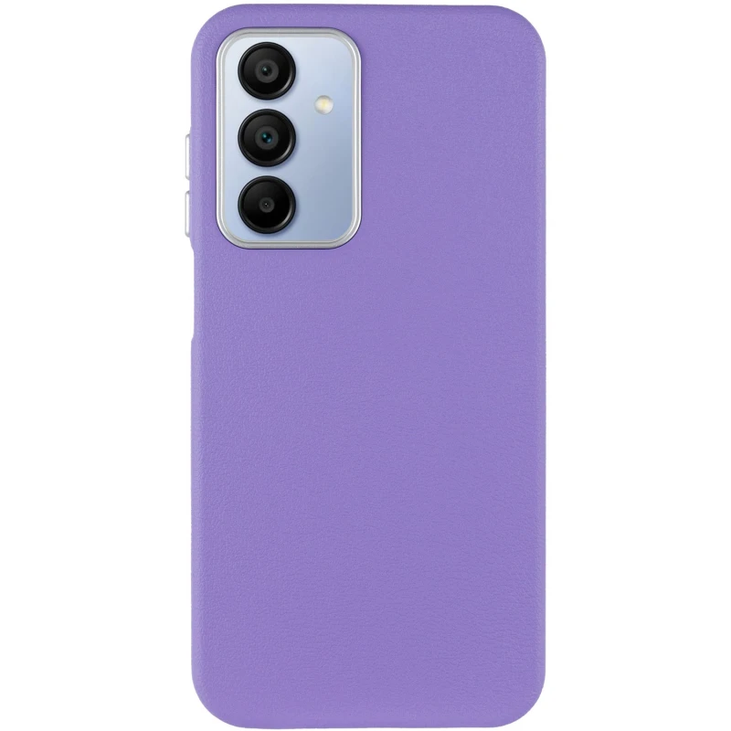 Кожаный чехол Leather Case Metal Buttons для Samsung Galaxy A15 4G/5G / M15 5G, Light Purple 1, Искусственная кожа, купить оптом с доставкой
