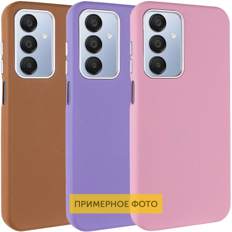Кожаный чехол Leather Case Metal Buttons для Samsung Galaxy S25 Ultra, Искусственная кожа, купить оптом с доставкой