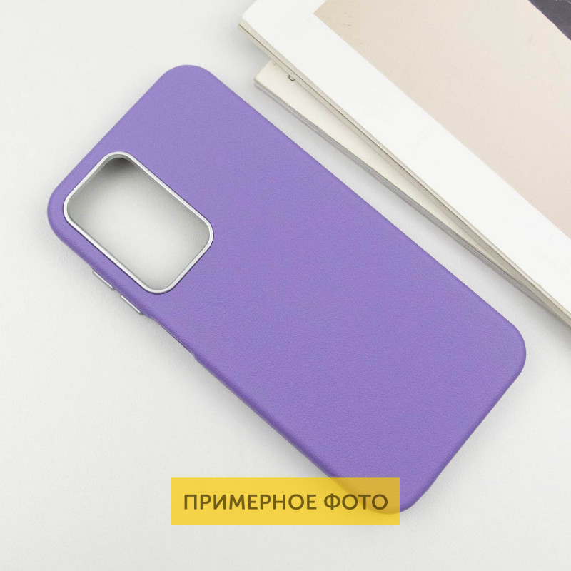 Шкіряний чохол Leather Case Metal Buttons для Samsung Galaxy S25 Ultra на малюнкі №3