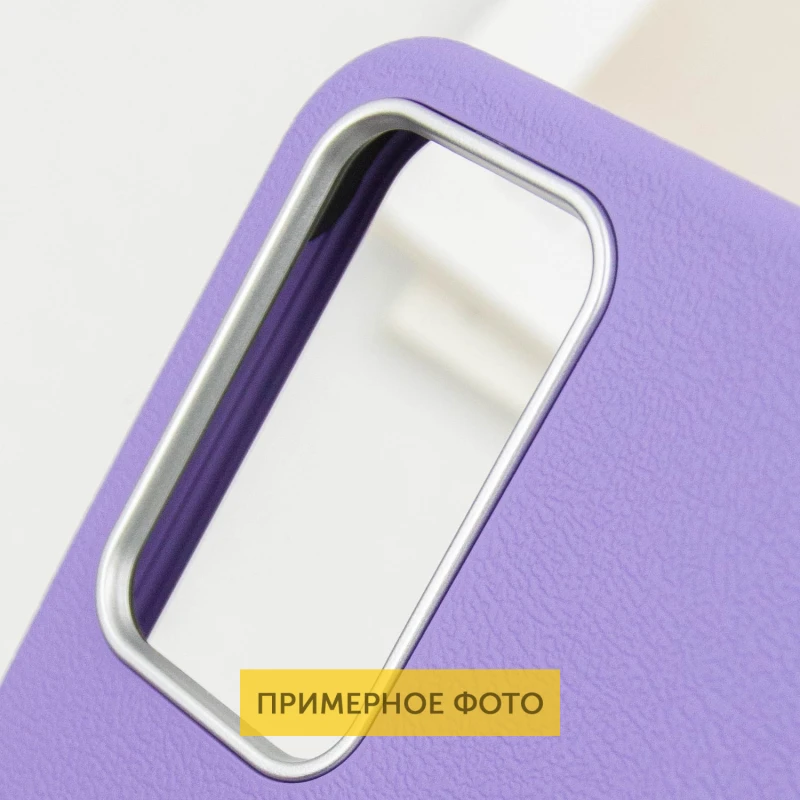 Кожаный чехол Leather Case Metal Buttons для Samsung Galaxy S25 Ultra, Light Purple 5, Искусственная кожа, купить оптом с доставкой