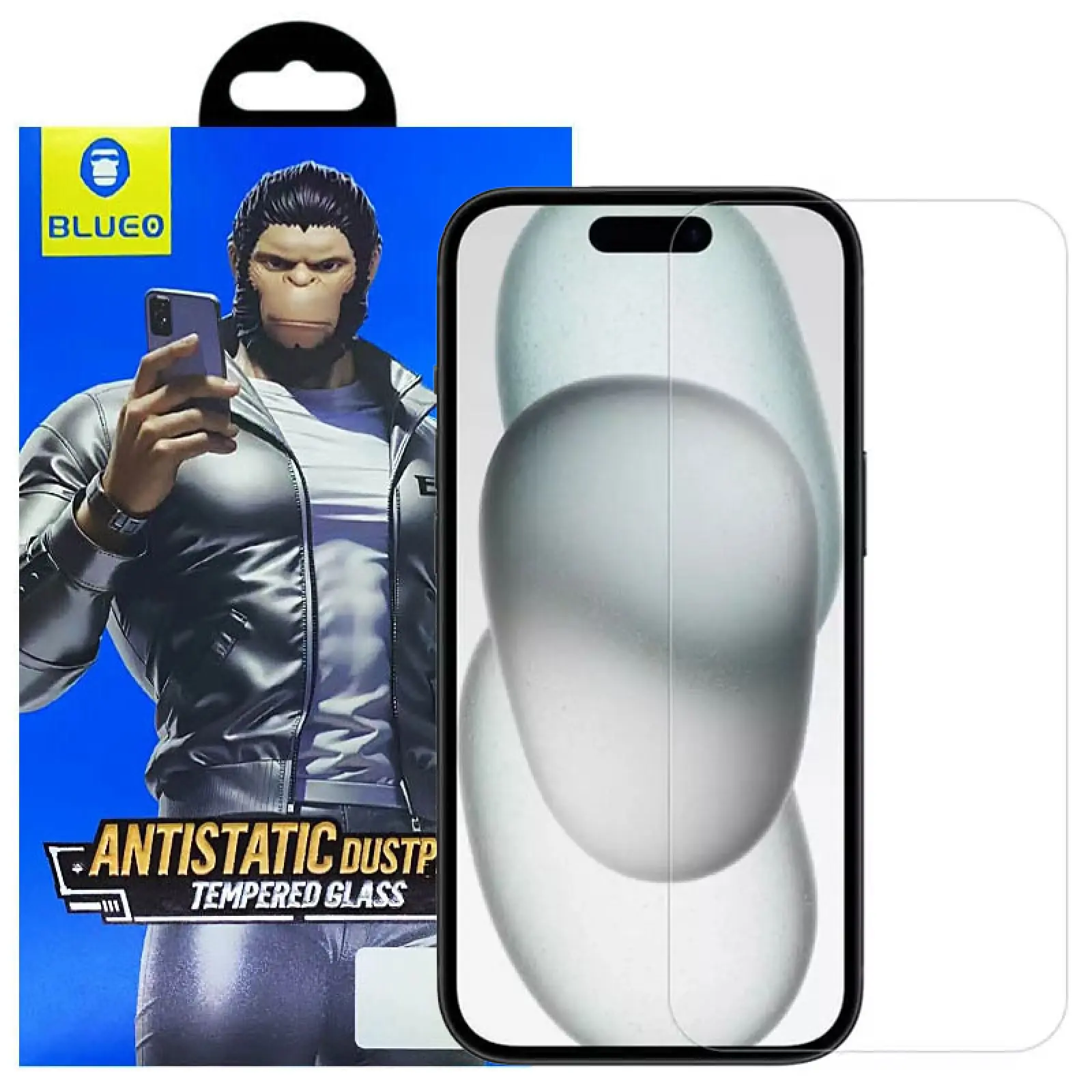 Защитное 2.5D стекло Blueo Full Cover HD Clear для Apple iPhone 17 / 17 Pro / 16 Pro (6.3"), Прозрачное, Закаленное стекло, купить оптом с доставкой