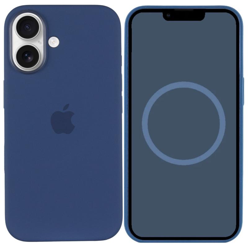 Чохол Silicone case (AAA) with Magsafe and Animation (button) для Apple iPhone 16 (6.1) на малюнкі №3