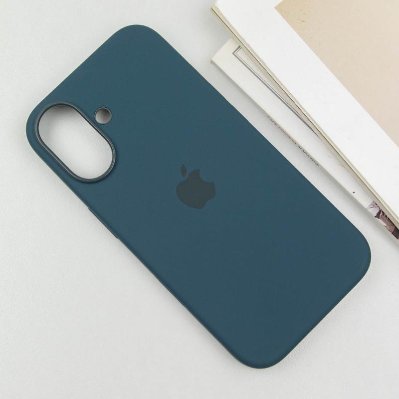 Чехол Silicone case (AAA) with Magsafe and Animation (button) для Apple iPhone 16 (6.1) на картинке №4