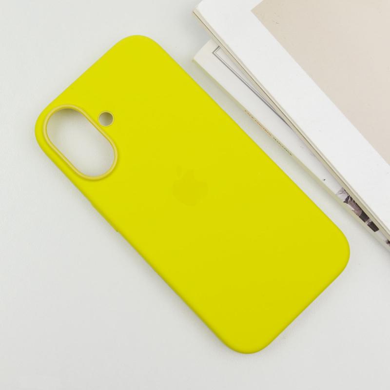 Чохол Silicone case (AAA) with Magsafe and Animation (button) для Apple iPhone 16 (6.1) на малюнкі №4