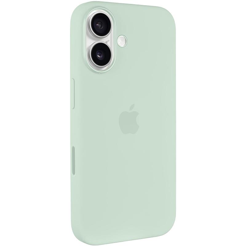 Чехол Silicone case (AAA) with Magsafe and Animation (button) для Apple iPhone 16 (6.1) на картинке №1