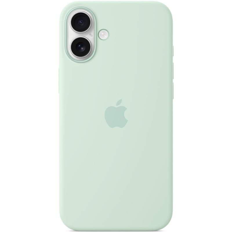 Чехол Silicone case (AAA) with Magsafe and Animation (button) для Apple iPhone 16 (6.1) на картинке №4