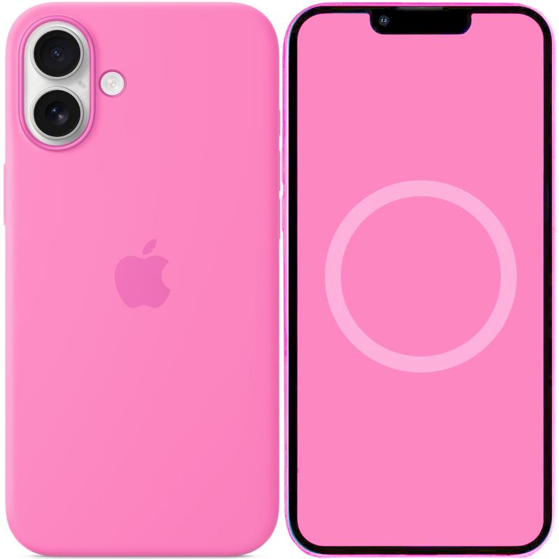 Чохол Silicone case (AAA) with Magsafe and Animation (button) для Apple iPhone 16 (6.1) на малюнкі №2