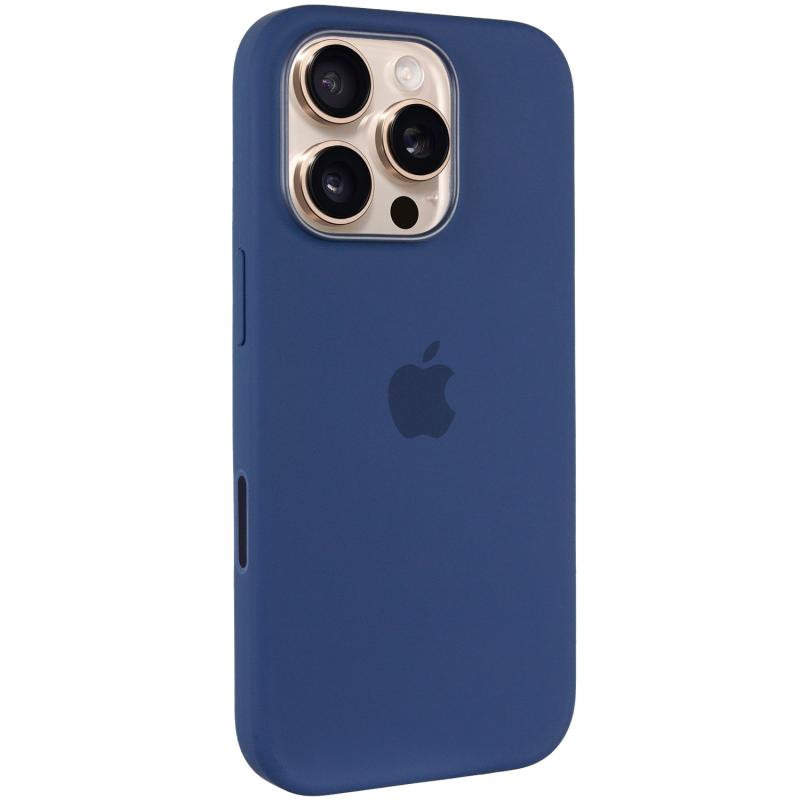 Чохол Silicone case (AAA) with Magsafe and Animation (button) для Apple iPhone 16 Pro (6.3) на малюнкі №1
