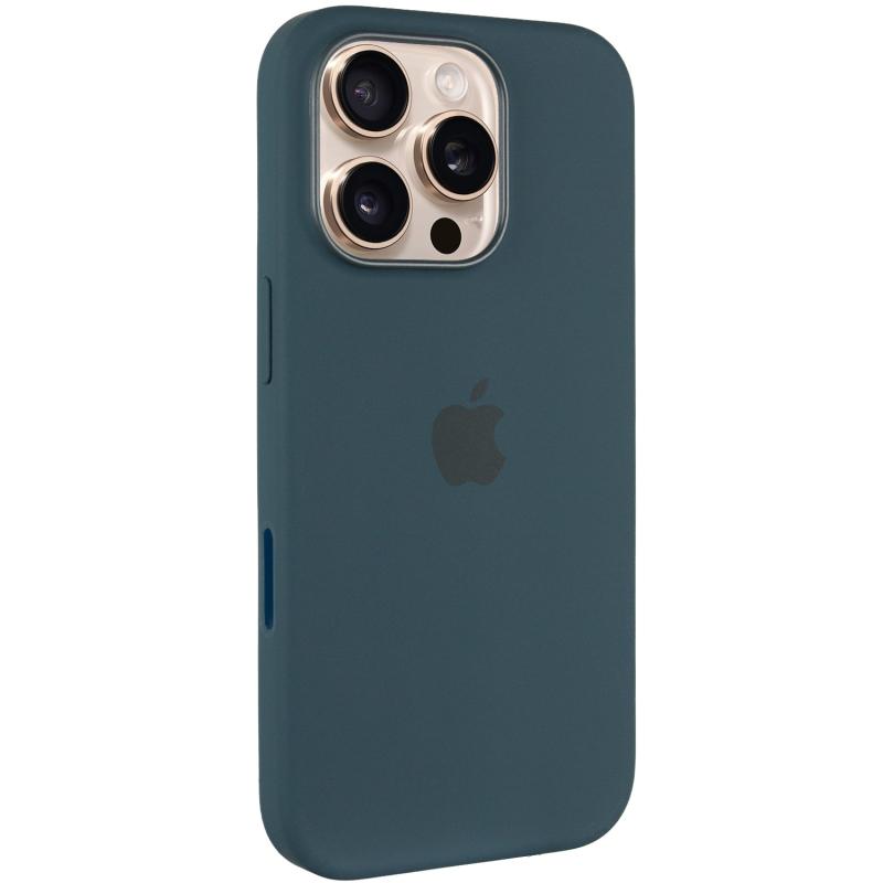 Чехол Silicone case (AAA) with Magsafe and Animation (button) для Apple iPhone 16 Pro (6.3) на картинке №1