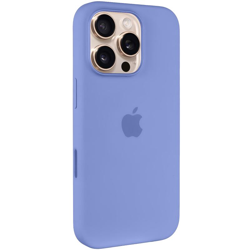 Чехол Silicone case (AAA) with Magsafe and Animation (button) для Apple iPhone 16 Pro (6.3) на картинке №1
