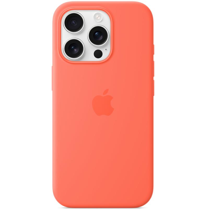 Чехол Silicone case (AAA) with Magsafe and Animation (button) для Apple iPhone 16 Pro (6.3) на картинке №4