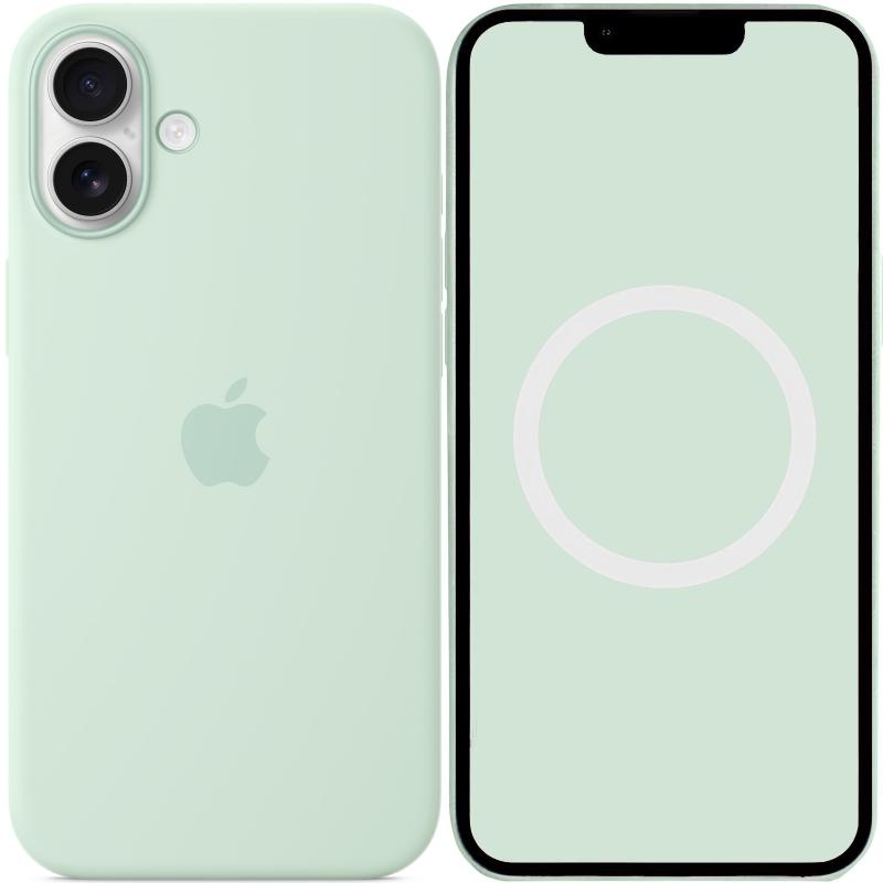 Чохол Silicone case (AAA) with Magsafe and Animation (button) для Apple iPhone 16 Plus (6.7) на малюнкі №2