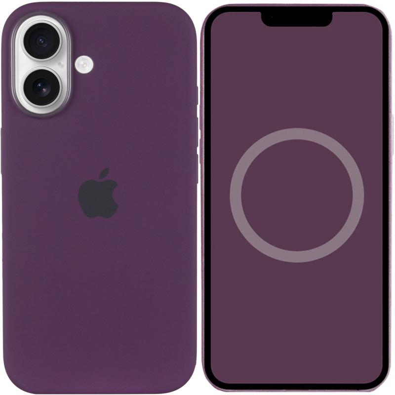 Чохол Silicone case (AAA) with Magsafe and Animation (button) для Apple iPhone 16 Plus (6.7) на малюнкі №3