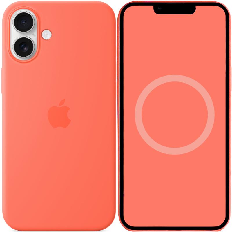 Чохол Silicone case (AAA) with Magsafe and Animation (button) для Apple iPhone 16 Plus (6.7) на малюнкі №2