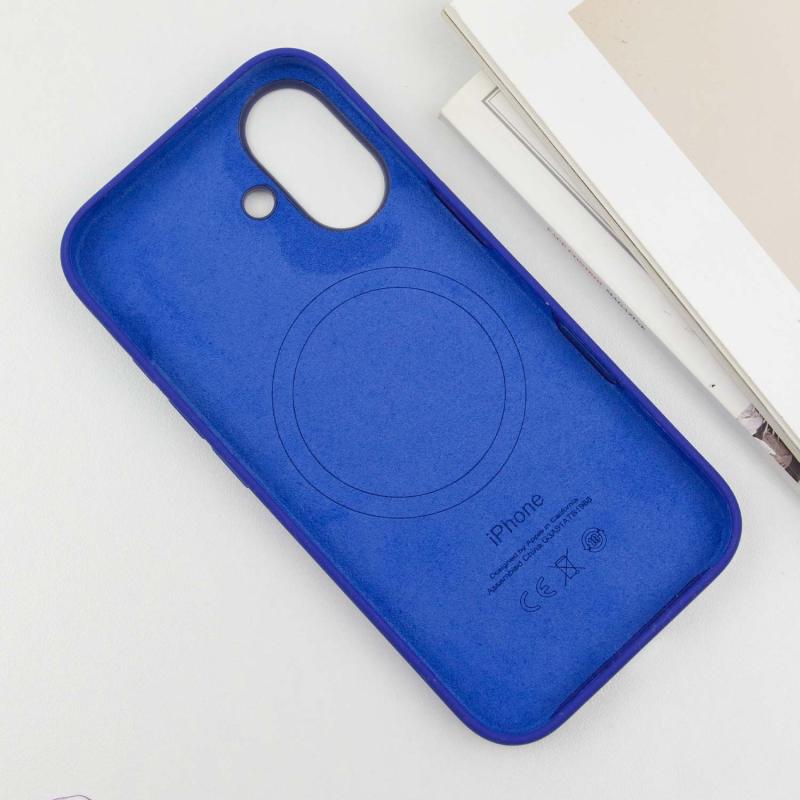 Чохол Silicone case (AAA) with Magsafe and Animation (button) для Apple iPhone 16 Plus (6.7) на малюнкі №5