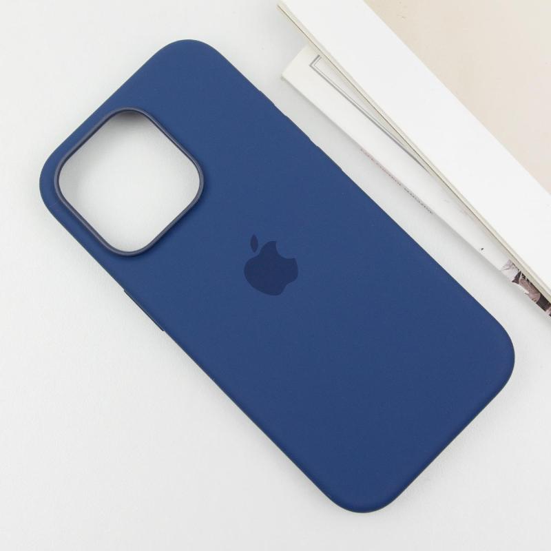 Чехол Silicone case (AAA) with Magsafe and Animation (button) для Apple iPhone 16 Pro Max (6.9) на картинке №4