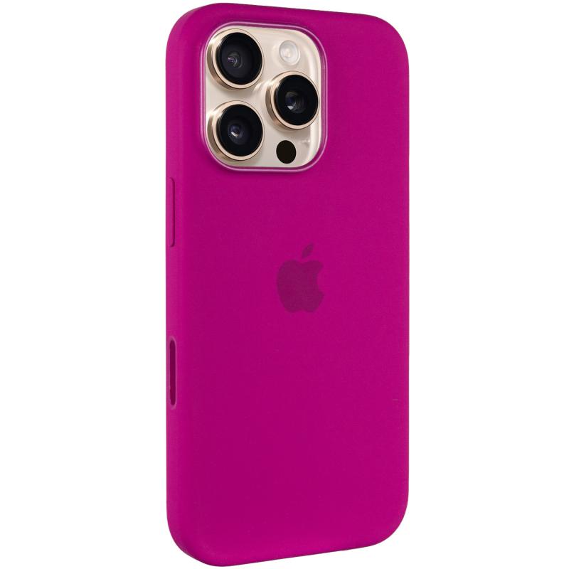 Чехол Silicone case (AAA) with Magsafe and Animation (button) для Apple iPhone 16 Pro Max (6.9) на картинке №1