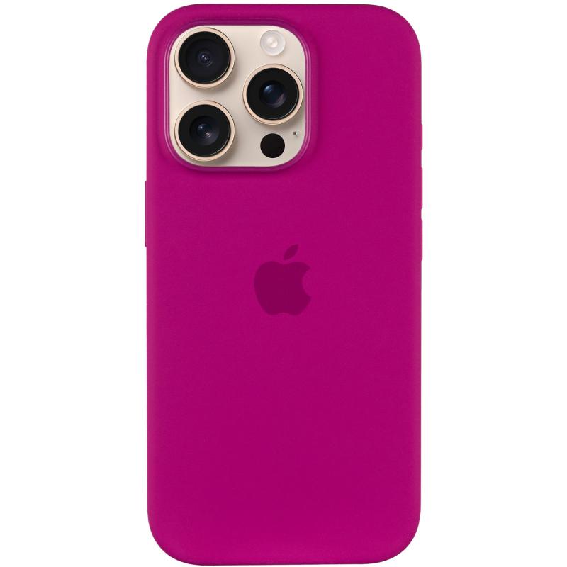 Чехол Silicone case (AAA) with Magsafe and Animation (button) для Apple iPhone 16 Pro Max (6.9) на картинке №2