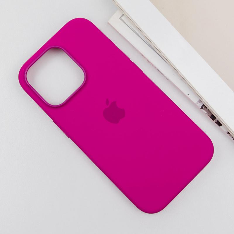 Чехол Silicone case (AAA) with Magsafe and Animation (button) для Apple iPhone 16 Pro Max (6.9) на картинке №4
