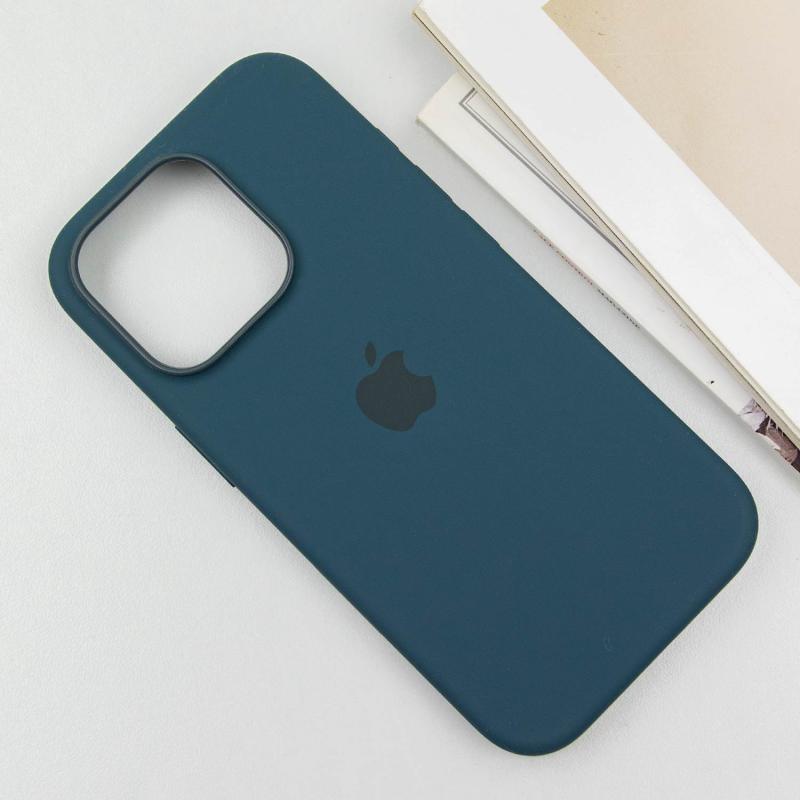 Чехол Silicone case (AAA) with Magsafe and Animation (button) для Apple iPhone 16 Pro Max (6.9) на картинке №4