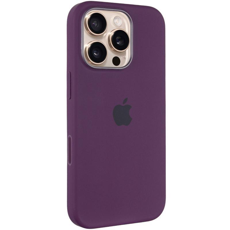 Чехол Silicone case (AAA) with Magsafe and Animation (button) для Apple iPhone 16 Pro Max (6.9) на картинке №1