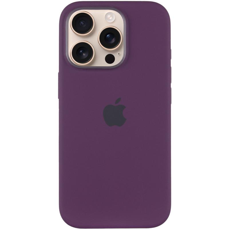 Чехол Silicone case (AAA) with Magsafe and Animation (button) для Apple iPhone 16 Pro Max (6.9) на картинке №2