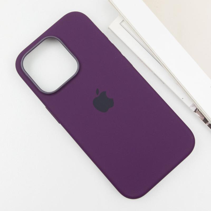 Чехол Silicone case (AAA) with Magsafe and Animation (button) для Apple iPhone 16 Pro Max (6.9) на картинке №4