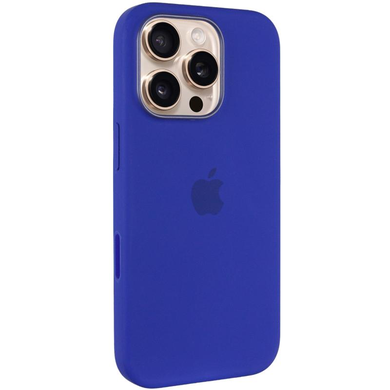 Чехол Silicone case (AAA) with Magsafe and Animation (button) для Apple iPhone 16 Pro Max (6.9) на картинке №1