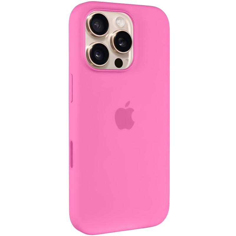 Чехол Silicone case (AAA) with Magsafe and Animation (button) для Apple iPhone 16 Pro Max (6.9) на картинке №1