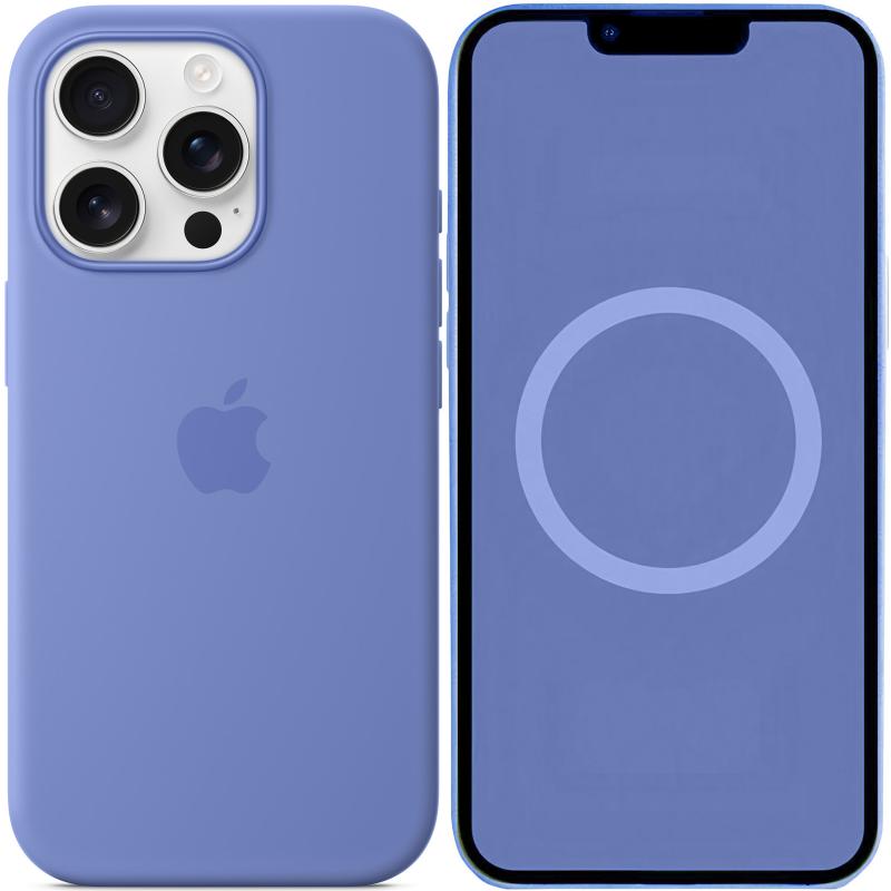 Чехол Silicone case (AAA) with Magsafe and Animation (button) для Apple iPhone 16 Pro Max (6.9) на картинке №3