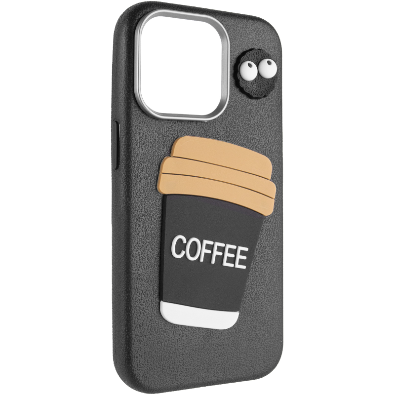 Чехол TPU Leather Toys для Apple iPhone 11 Pro (5.8"), Coffee / Black, TPU, купить оптом с доставкой