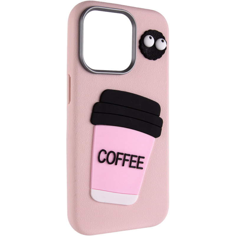 Чехол TPU Leather Toys для Apple iPhone 11 Pro (5.8"), Coffee / Pink, TPU, купить оптом с доставкой
