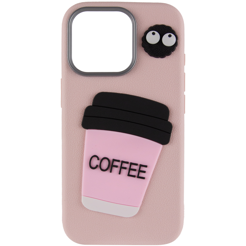 Чехол TPU Leather Toys для Apple iPhone 11 Pro (5.8"), Coffee / Pink 1, TPU, купить оптом с доставкой