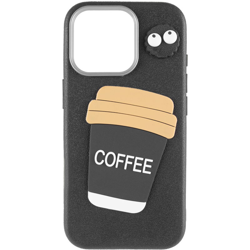 Чохол TPU Leather Toys для Apple iPhone 11 Pro Max (6.5"), Coffee / Black 1, TPU, купити оптом з доставкою