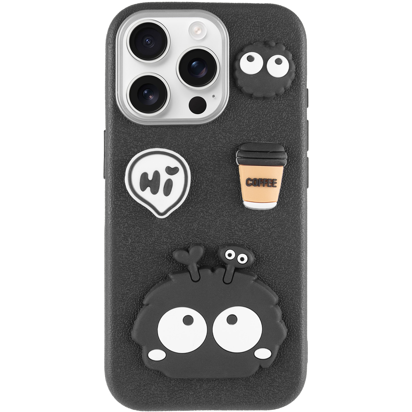 Чехол TPU Leather Toys для Apple iPhone 12 Pro Max / 13 Pro Max (6.7"), Monster / Black 1, TPU, купить оптом с доставкой
