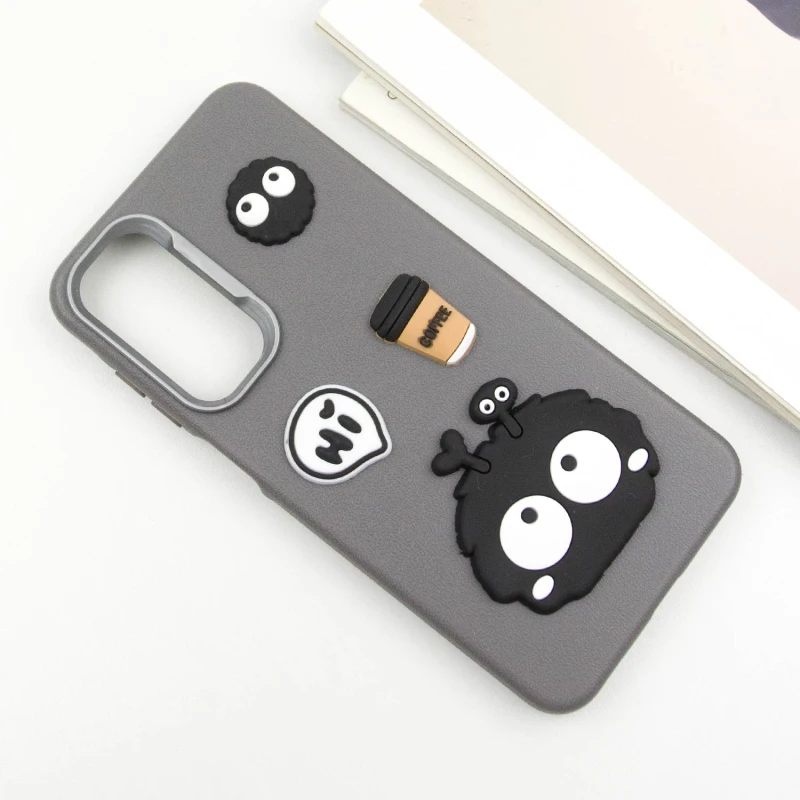 Чохол TPU Leather Toys для Samsung Galaxy A26 5G, Monster / Grey 2, Штучна шкіра, купити оптом з доставкою