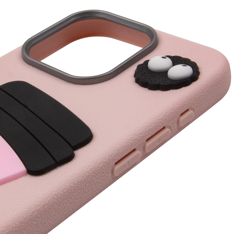 Чехол TPU Leather Toys для Apple iPhone 14 Pro Max (6.7"), Coffee / Pink 3, TPU, купить оптом с доставкой
