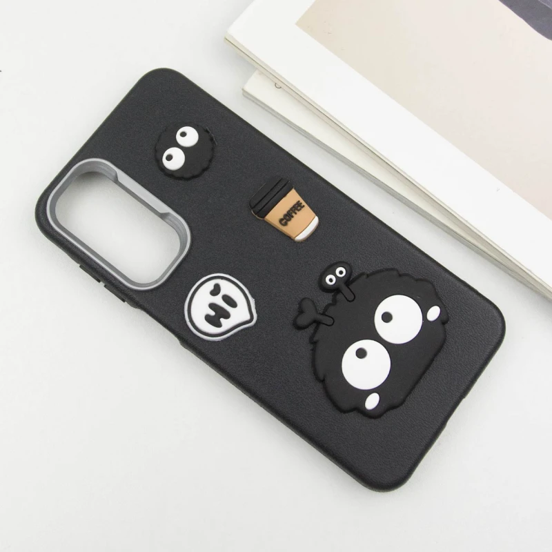 Чехол TPU Leather Toys для Samsung Galaxy A25 5G, Monster / Black 2, TPU, купить оптом с доставкой