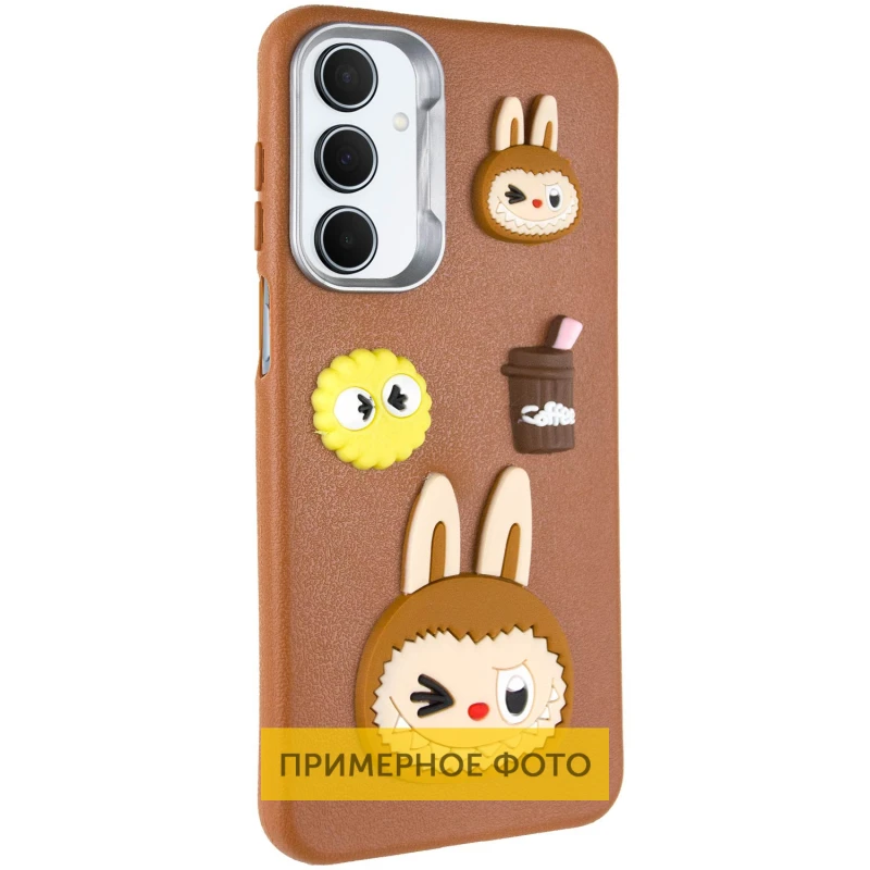 Чехол TPU Leather Toys для Xiaomi Poco X6 / Note 13 Pro 5G, Labubu / Brown, TPU, купить оптом с доставкой