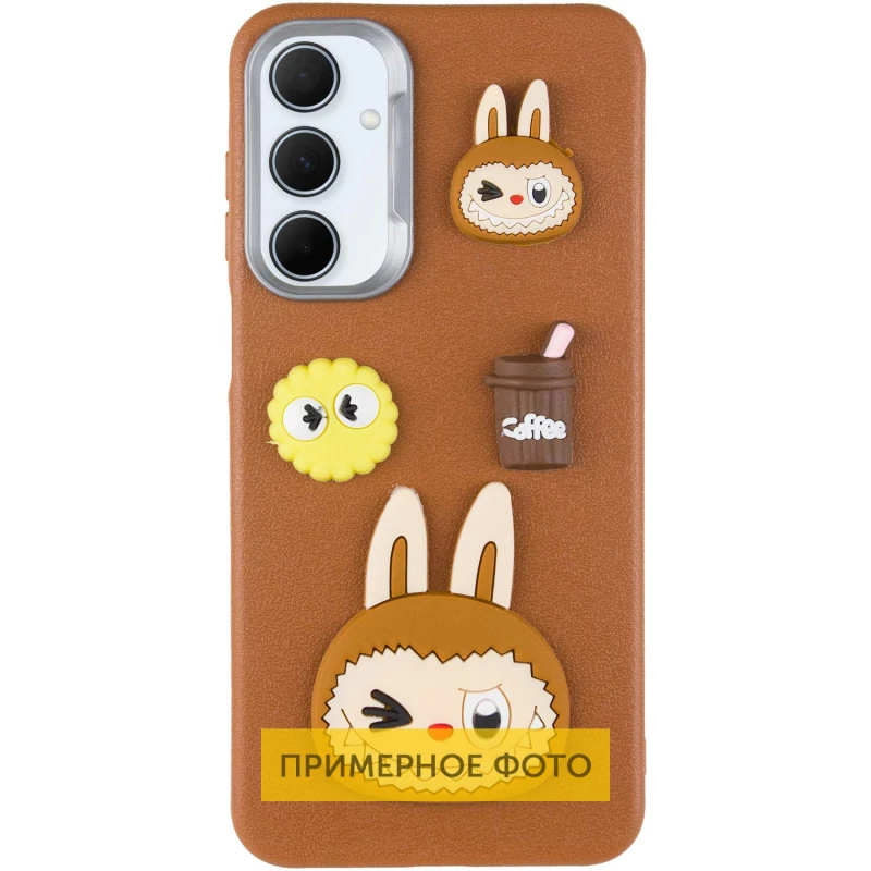 Чехол TPU Leather Toys для Xiaomi Poco X6 / Note 13 Pro 5G, Labubu / Brown 1, TPU, купить оптом с доставкой