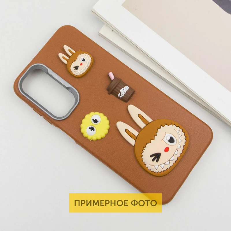 Чехол TPU Leather Toys для Xiaomi Poco X6 / Note 13 Pro 5G, Labubu / Brown 2, TPU, купить оптом с доставкой