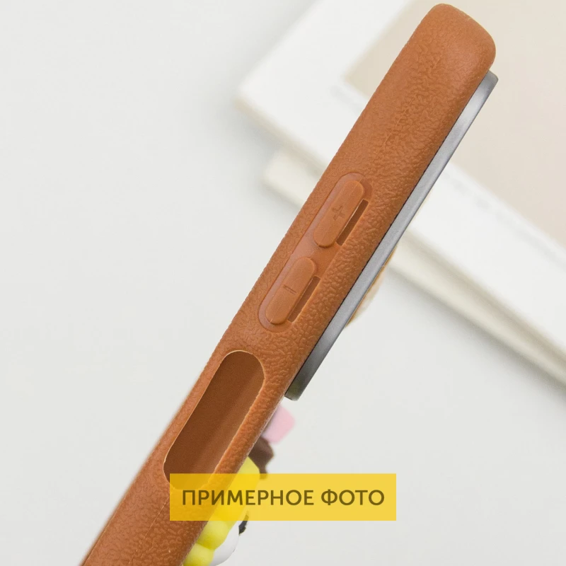 Чехол TPU Leather Toys для Xiaomi Poco X6 / Note 13 Pro 5G, Labubu / Brown 4, TPU, купить оптом с доставкой