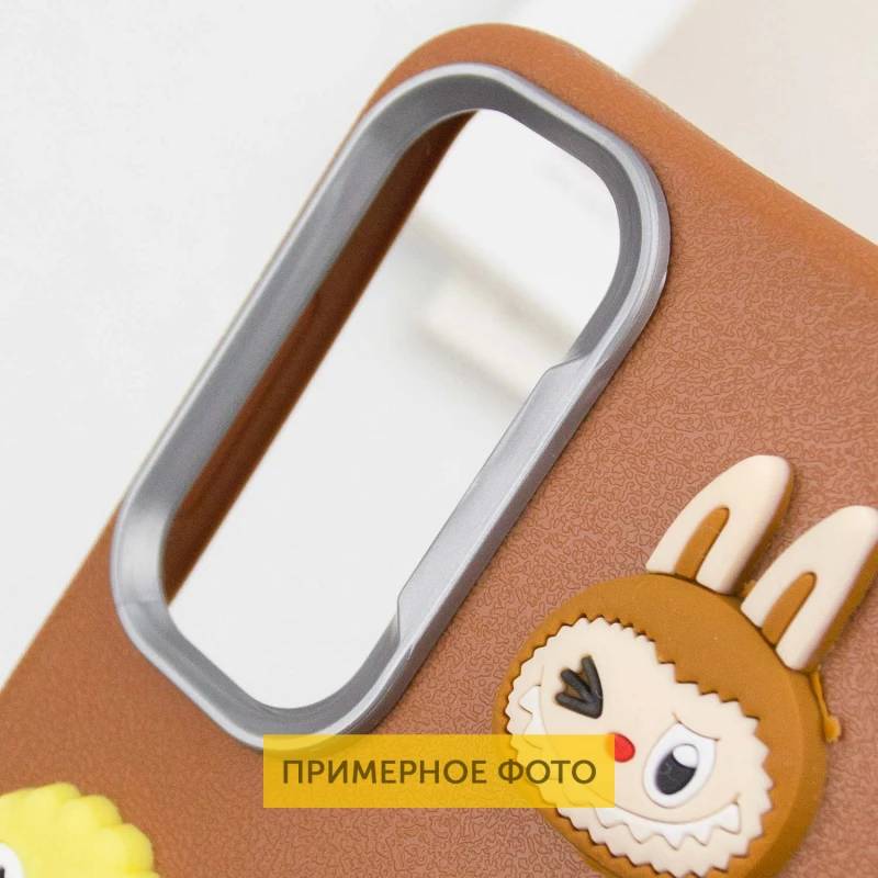 Чехол TPU Leather Toys для Xiaomi Poco X6 / Note 13 Pro 5G, Labubu / Brown 5, TPU, купить оптом с доставкой