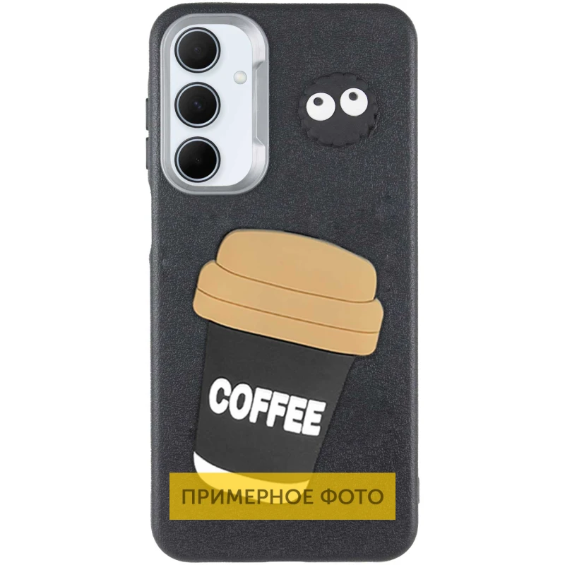 Чехол TPU Leather Toys для Xiaomi Redmi A3, Coffee / Black, TPU, купить оптом с доставкой