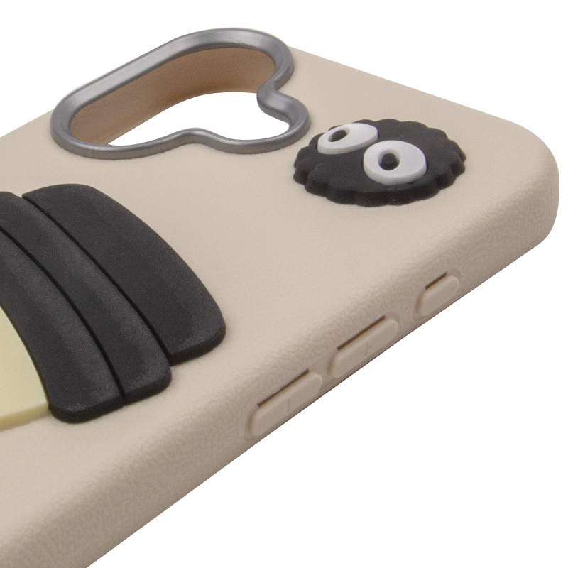 Чехол TPU Leather Toys для Apple iPhone 16 (6.1"), Coffee / Sand 3, TPU, купить оптом с доставкой