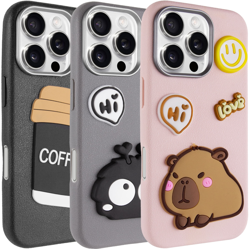 Чехол TPU Leather Toys для Apple iPhone 16 Pro (6.3"), TPU, купить оптом с доставкой