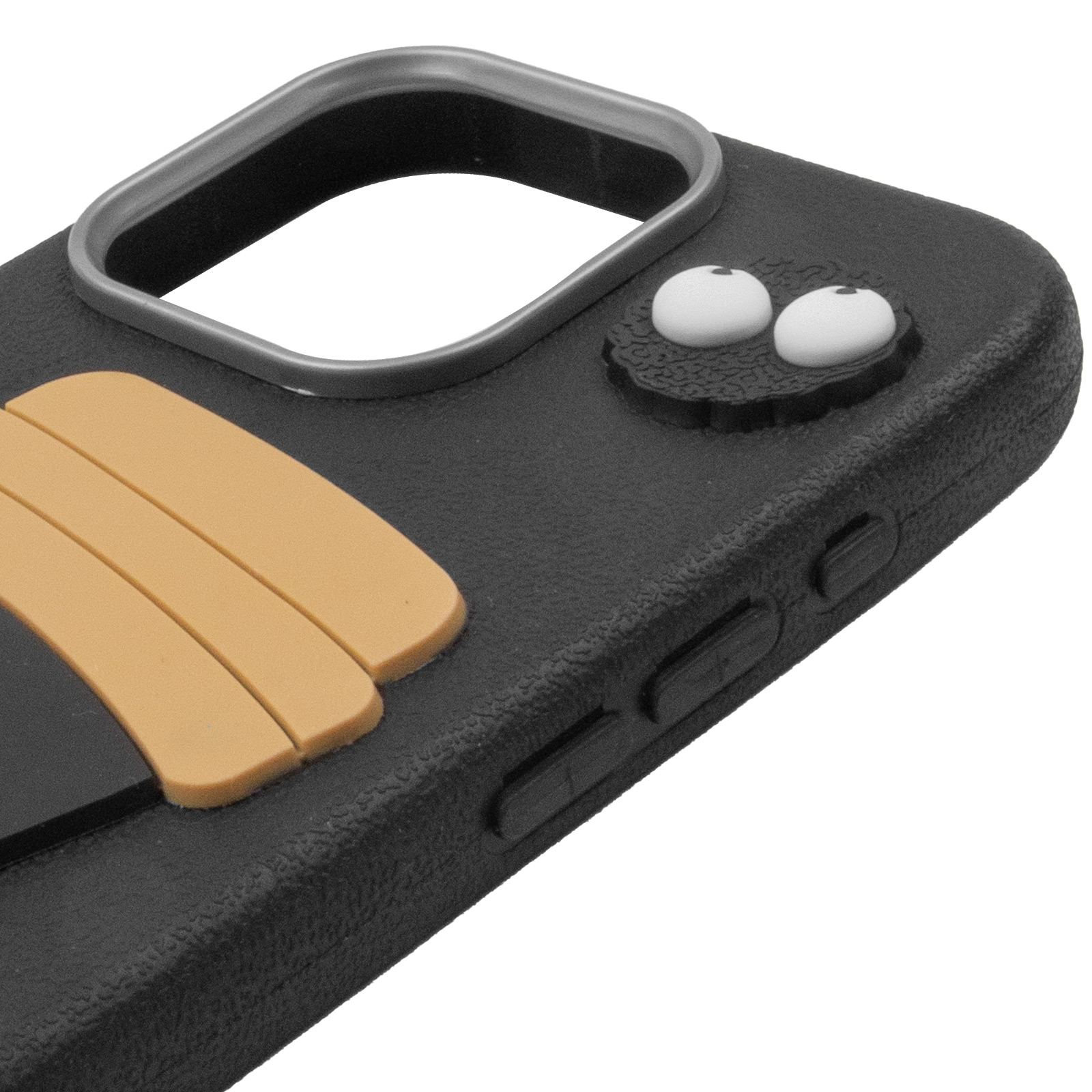 Чехол TPU Leather Toys для Apple iPhone 16 Pro (6.3"), Coffee / Black 4, TPU, купить оптом с доставкой