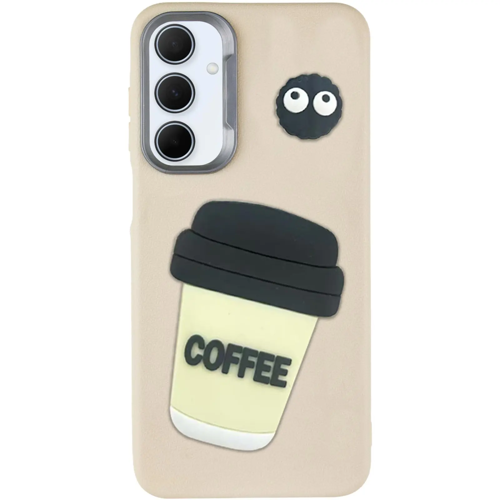 Чехол TPU Leather Toys для Samsung Galaxy S24 FE, Coffee / Sand, TPU, купить оптом с доставкой