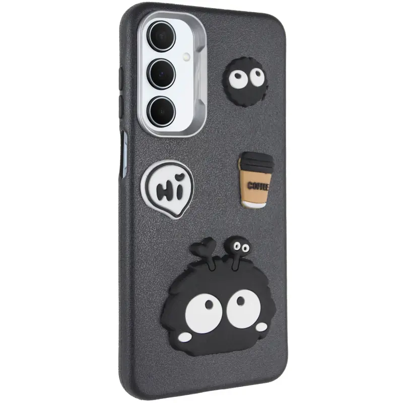 Чехол TPU Leather Toys для Samsung Galaxy S24 FE, Monster / Black, TPU, купить оптом с доставкой